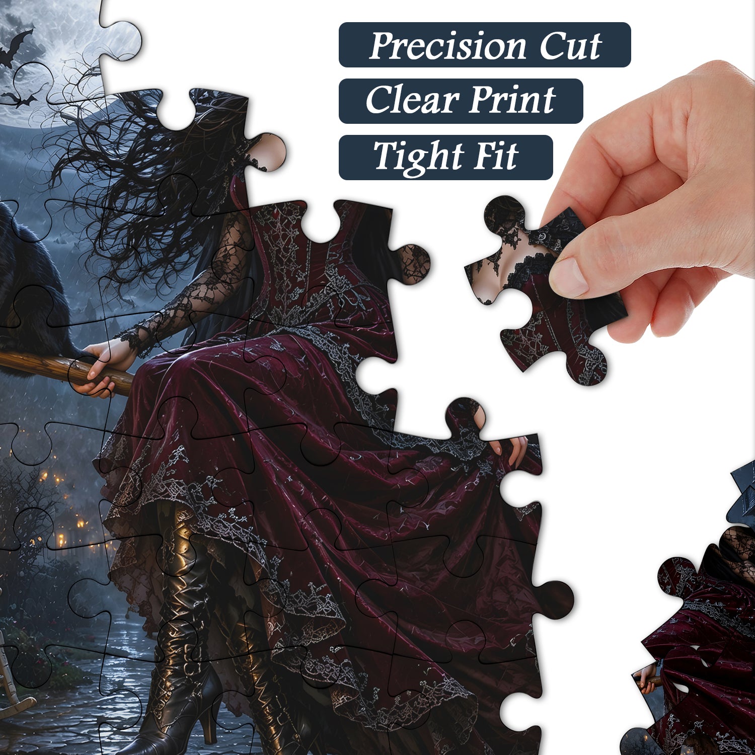 Moonlit Sorceress Jigsaw Puzzle 1000 Pieces