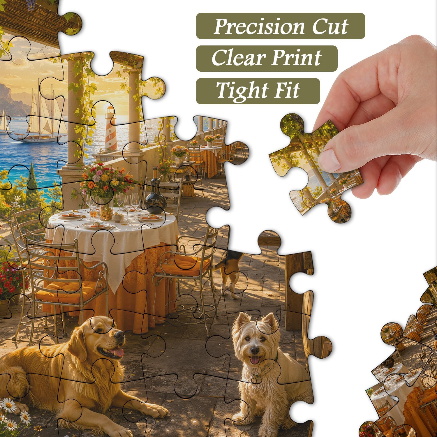 Sunset Vine Terrace Jigsaw Puzzle 1000 Pieces