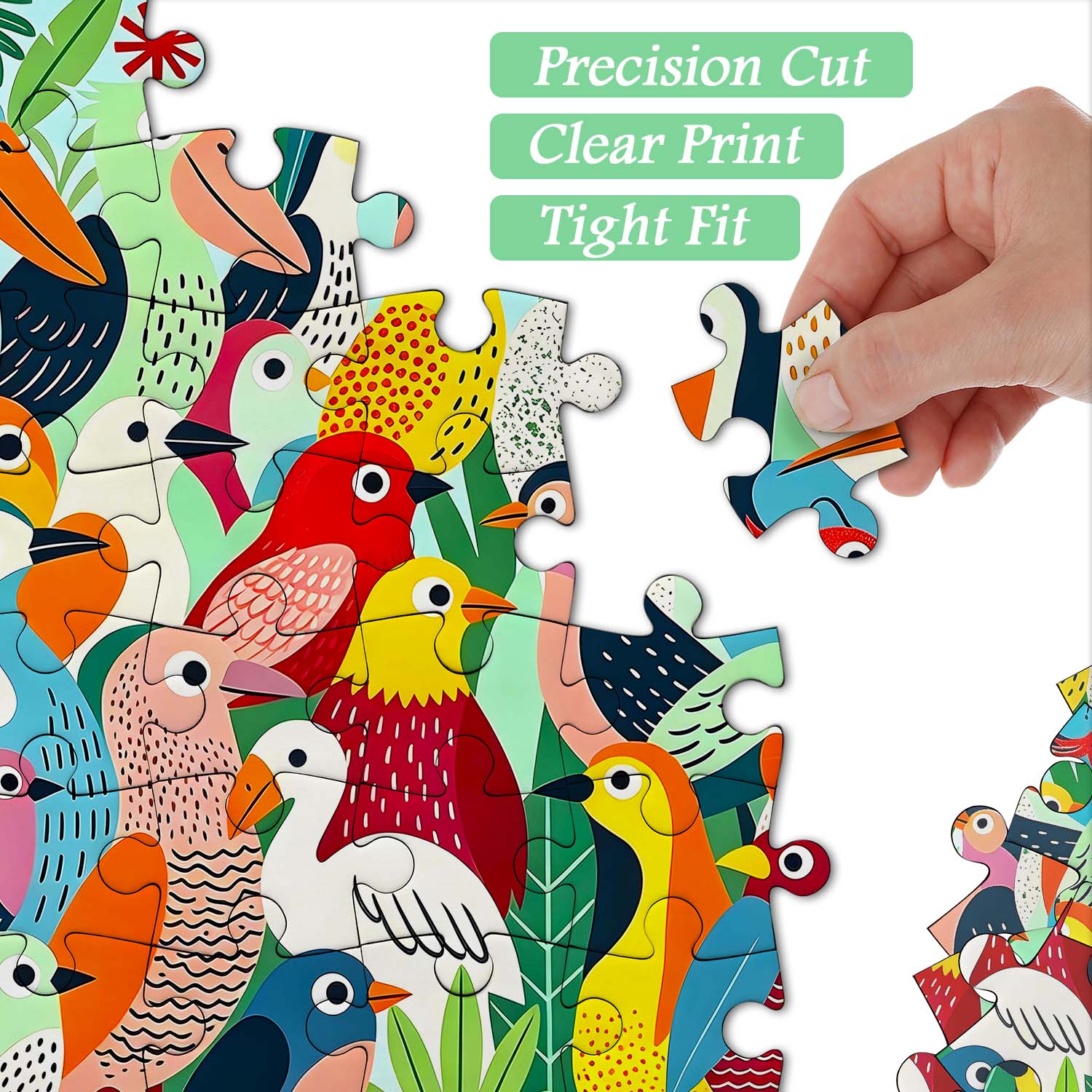 Tropical Bird Festival Jigsaw Puzzle 1000 Pieces