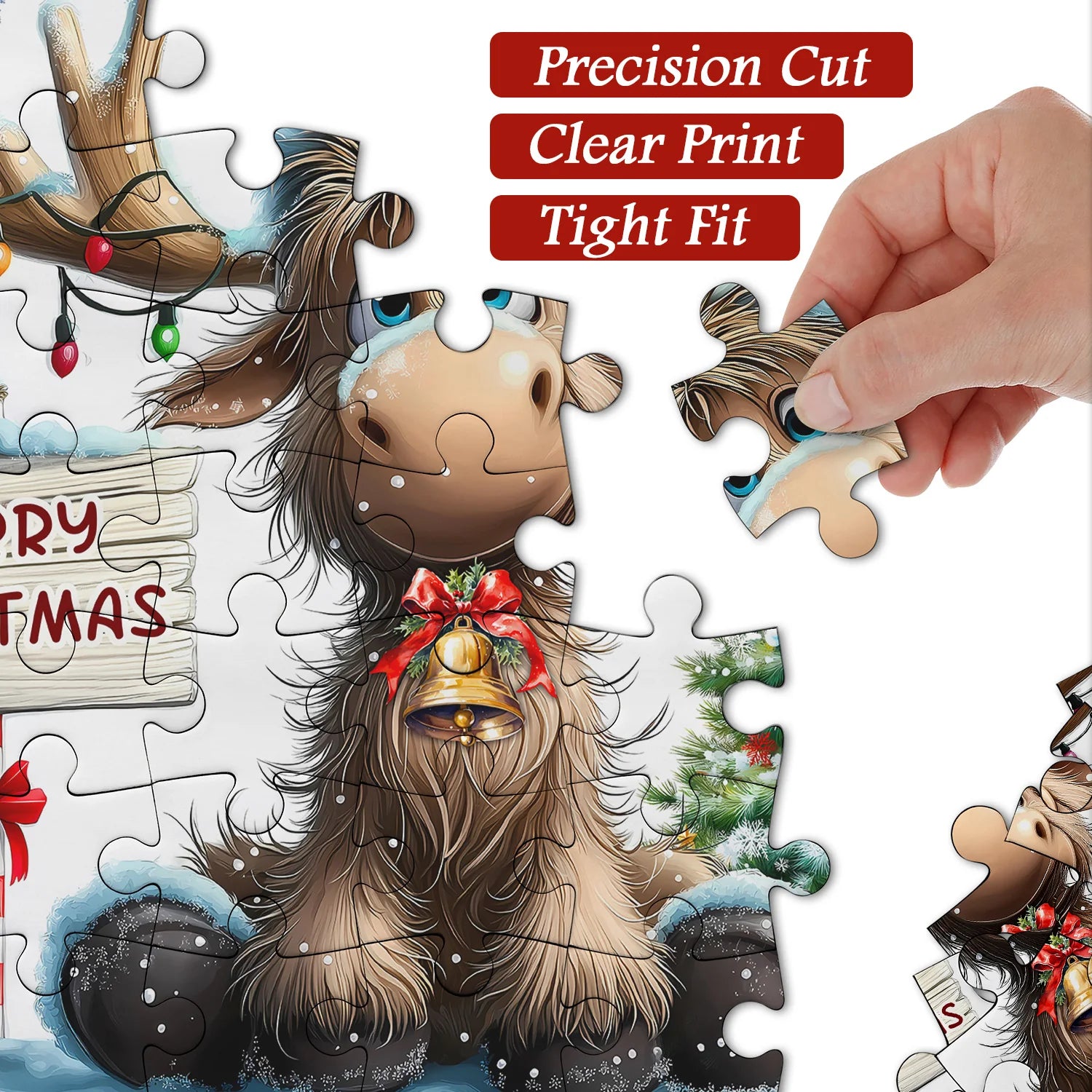 Célébration de Noël Elk Puzzles 1000 pièces