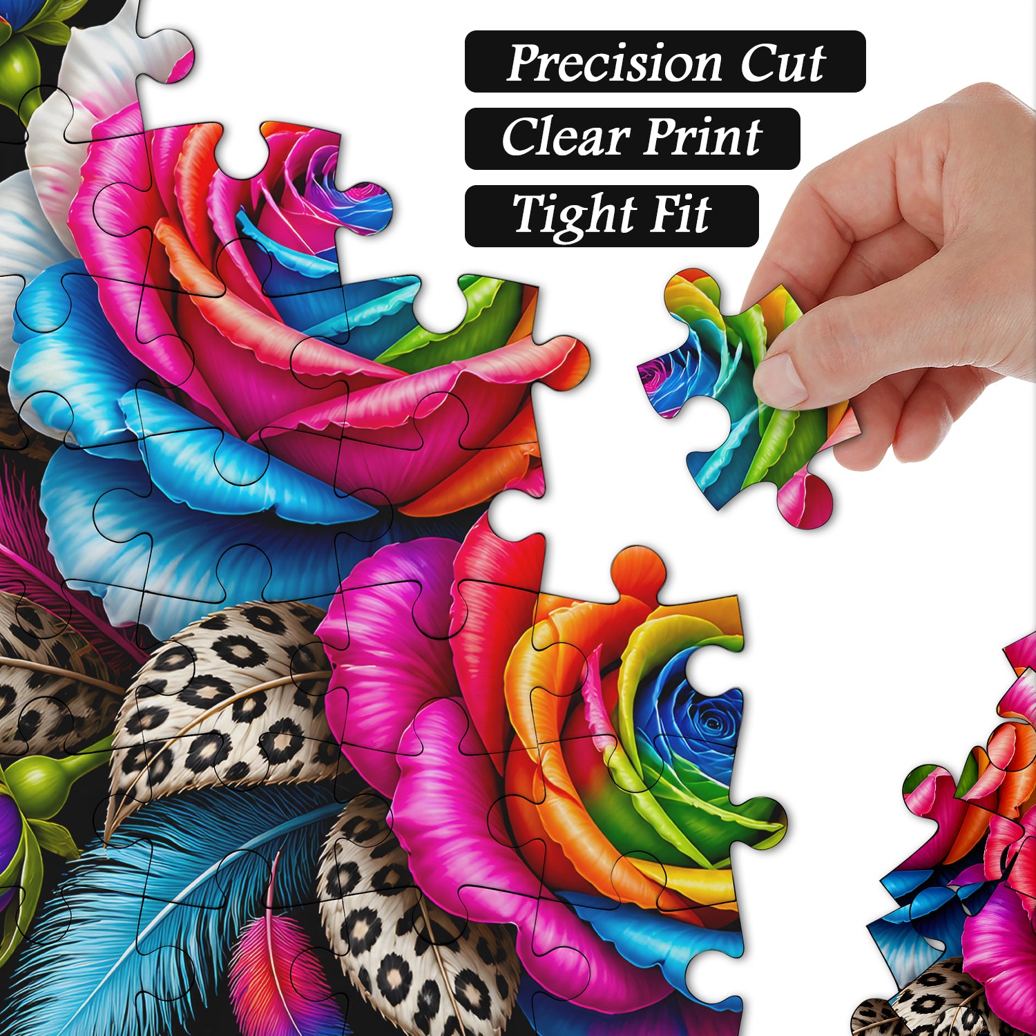 Neon Bloom Jigsaw Puzzle 1000 Pieces