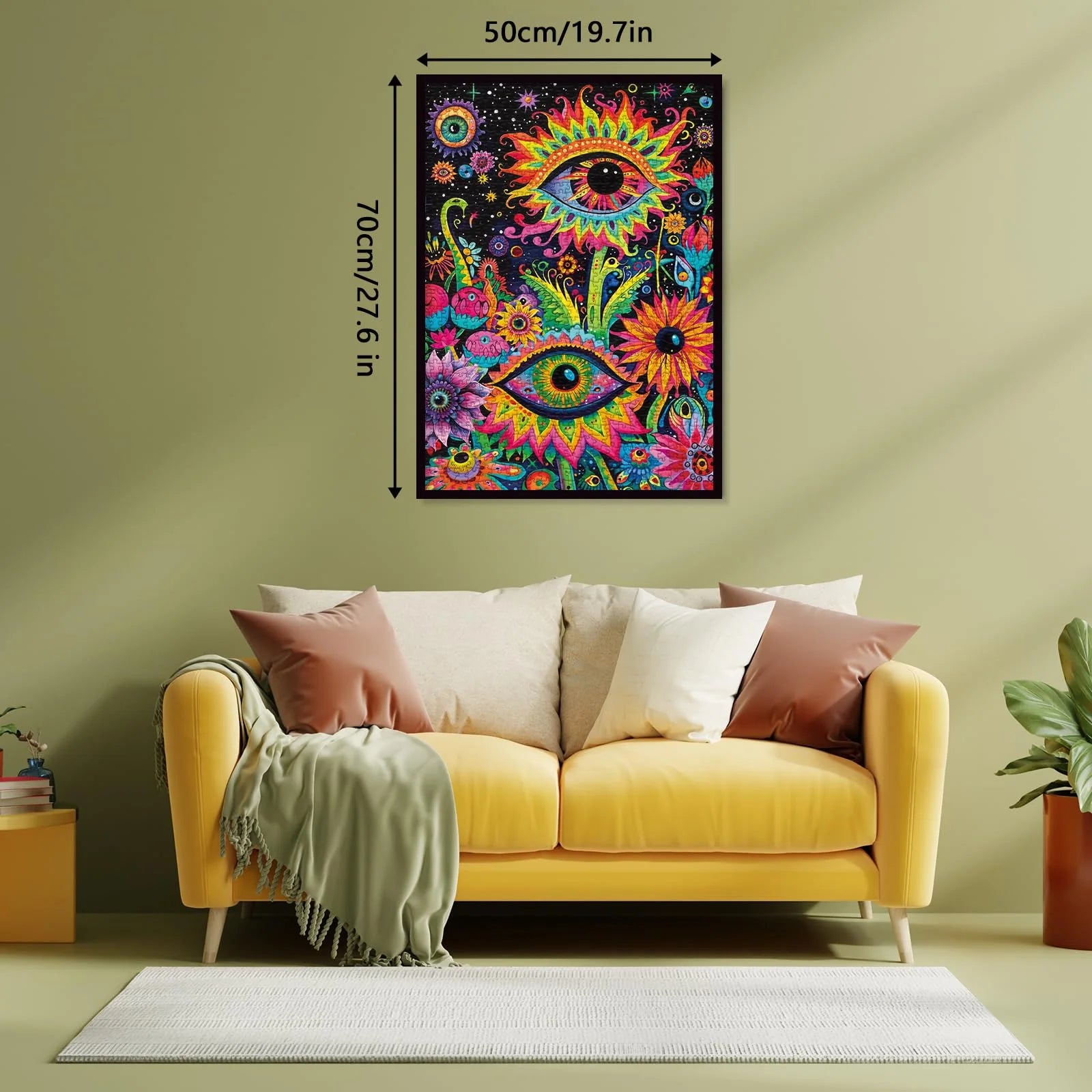 Psychedelic Eyes Jigsaw Puzzles 1000 Pieces