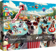 Pooch Pool Party Jigsaw Puzzles 1000 Pieces