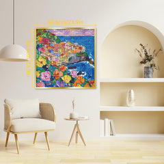 Colorful Cinque Terre Jigsaw Puzzle 1000 Pieces