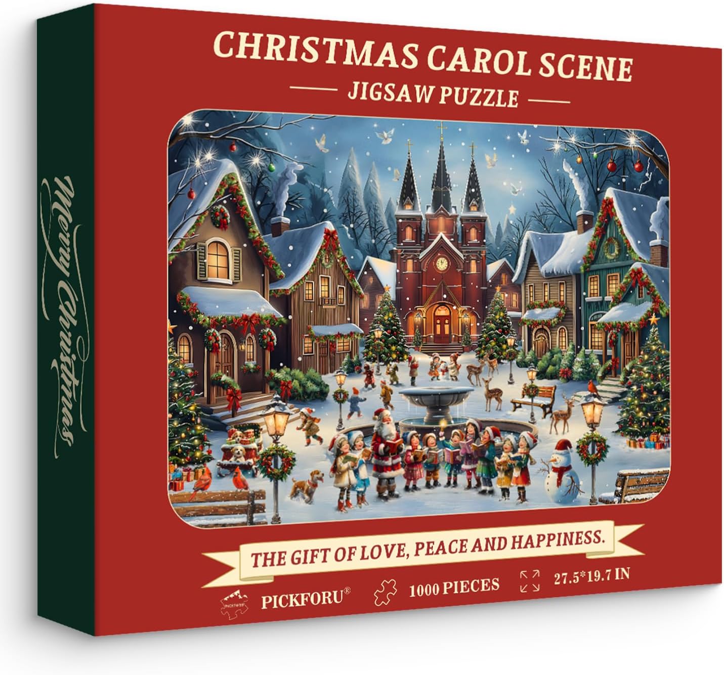 Christmas Carol Scene Jigsaw Puzzle 1000 Pieces