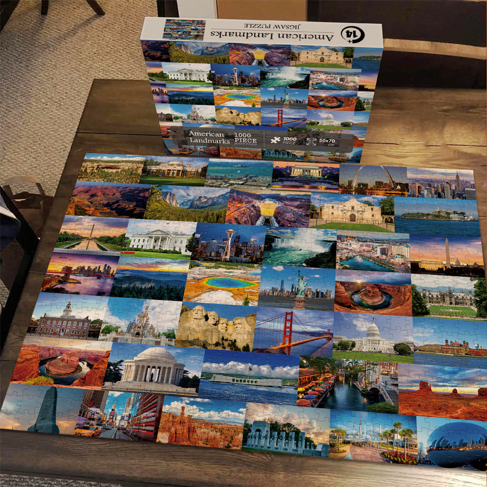 Pickforu® Vereinigte Staaten Naturreise-Puzzle 1000 Teile