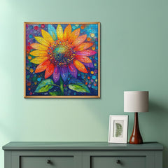 Rainbow Sunflower Jigsaw Puzzle 1000 Pieces