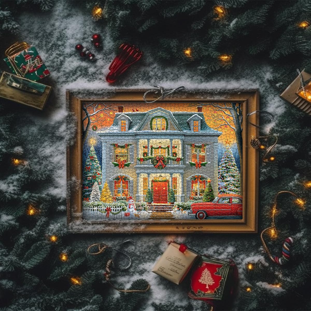 Christmas House Advent Calendar Jigsaw Puzzle 1000 Pieces