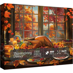 Thanksgiving Dinner Jigsaw Puzzle 1000 Pieces