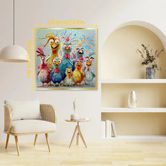 Chicken Family Jigsaw Puzzle 1000 Pieces