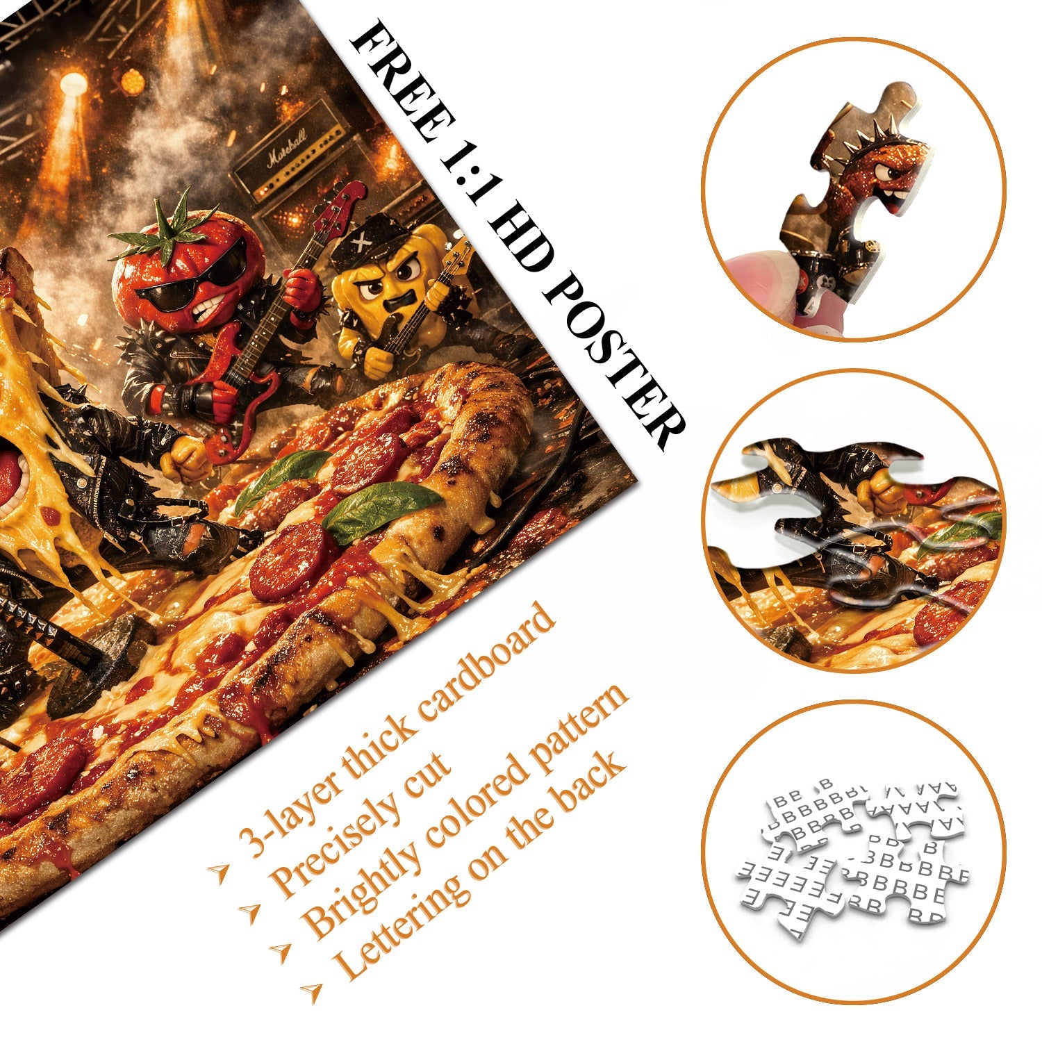 Puzzle Rockin' Pizza de 1000 piezas