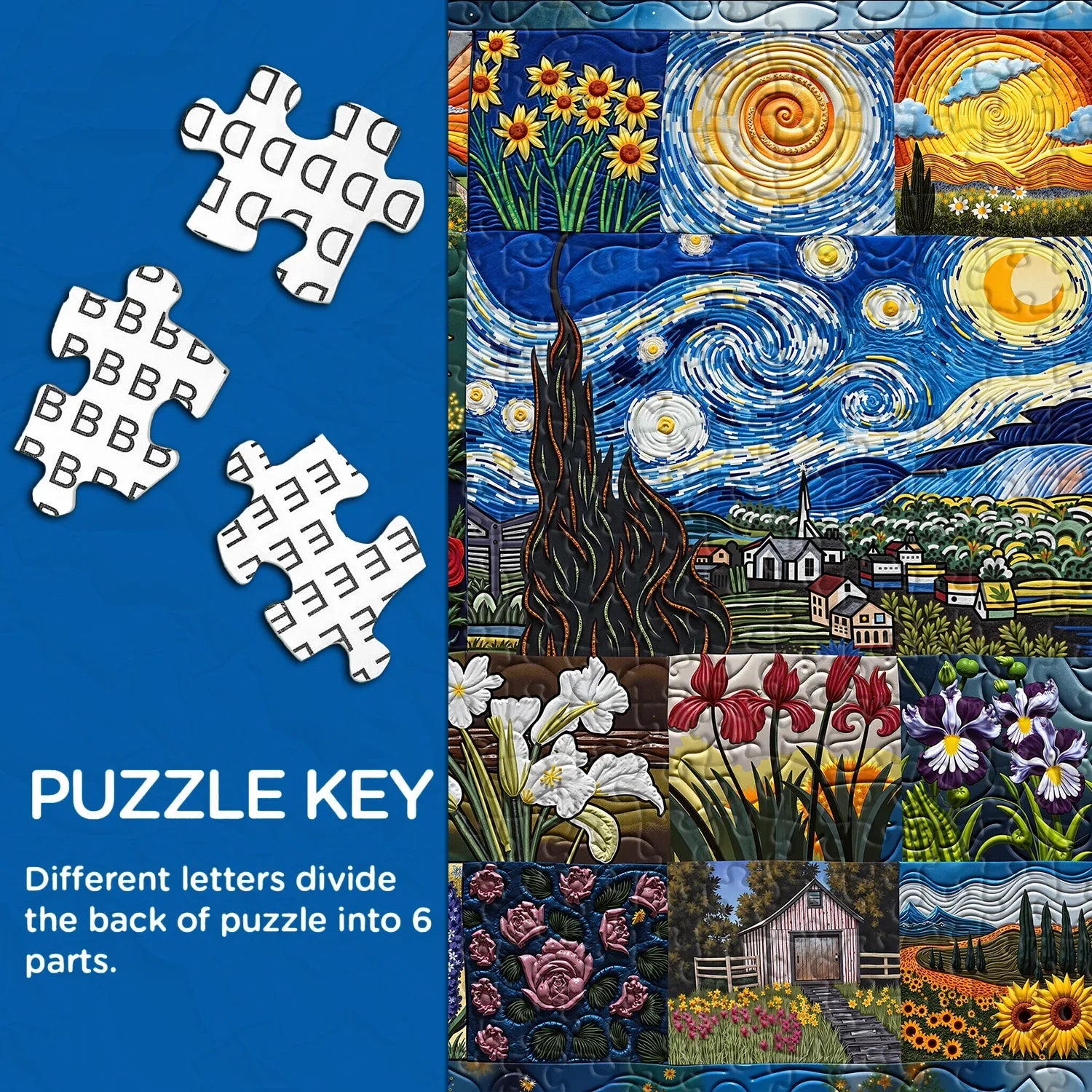 Puzzle La Rapsodia de Van Gogh 1000 Piezas