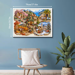 Four Seasons in Italy Jigsaw Puzzle 1000 Pieces
