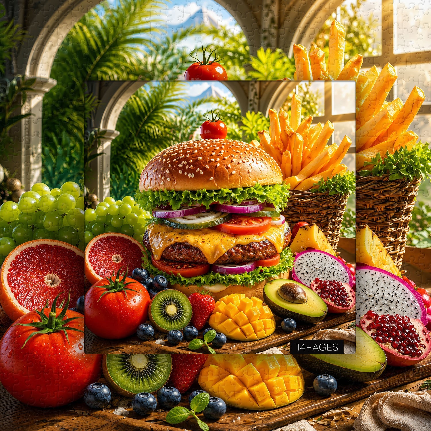 Orchard Burger Jigsaw Puzzle 1000 Pieces