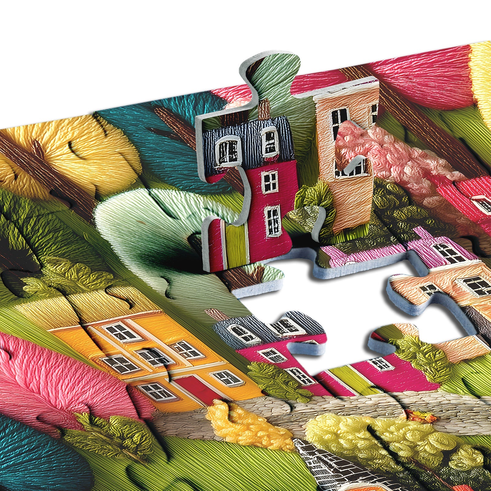 Embroidery Town Jigsaw Puzzle 1000 Pieces