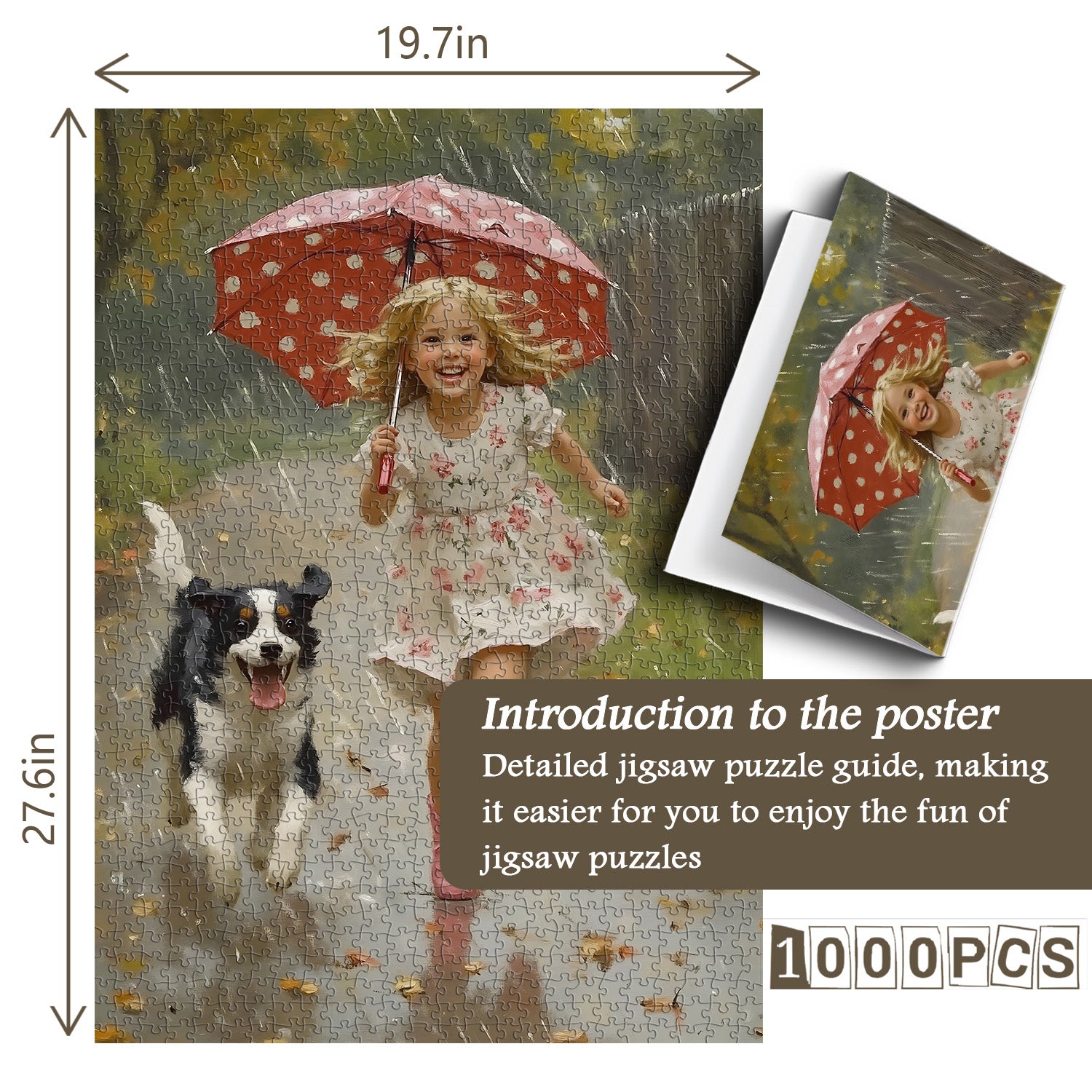 Rainy Day Joy Jigsaw Puzzle 1000 Pieces