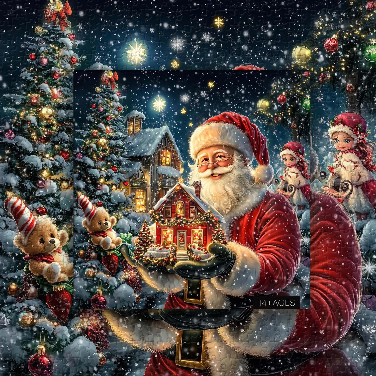 Santa's Christmas House Jigsaw Puzzle 1000 Pieces