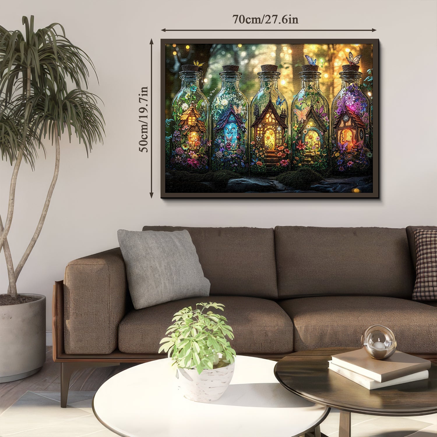 Mystical Bottles Gardens Jigsaw Puzzle 1000 Pieces