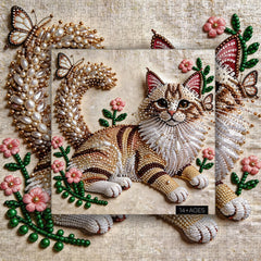 Perlenschnurrhaare Puzzle 1000 Teile