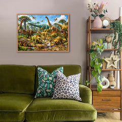 Dinosaur Assembly Jigsaw Puzzle 1000 Pieces