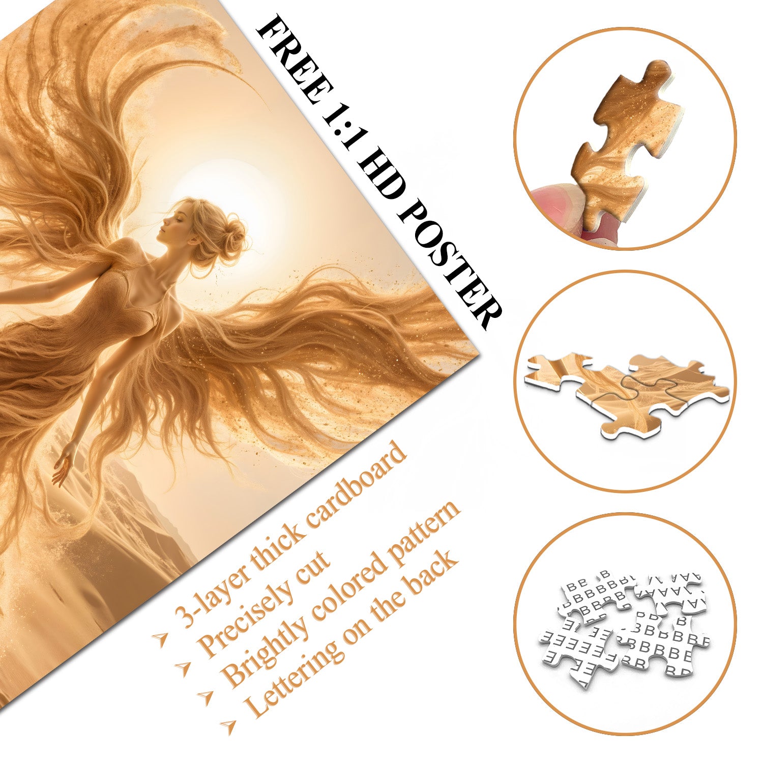 Sand Goddess Jigsaw Puzzle 1000 Pieces