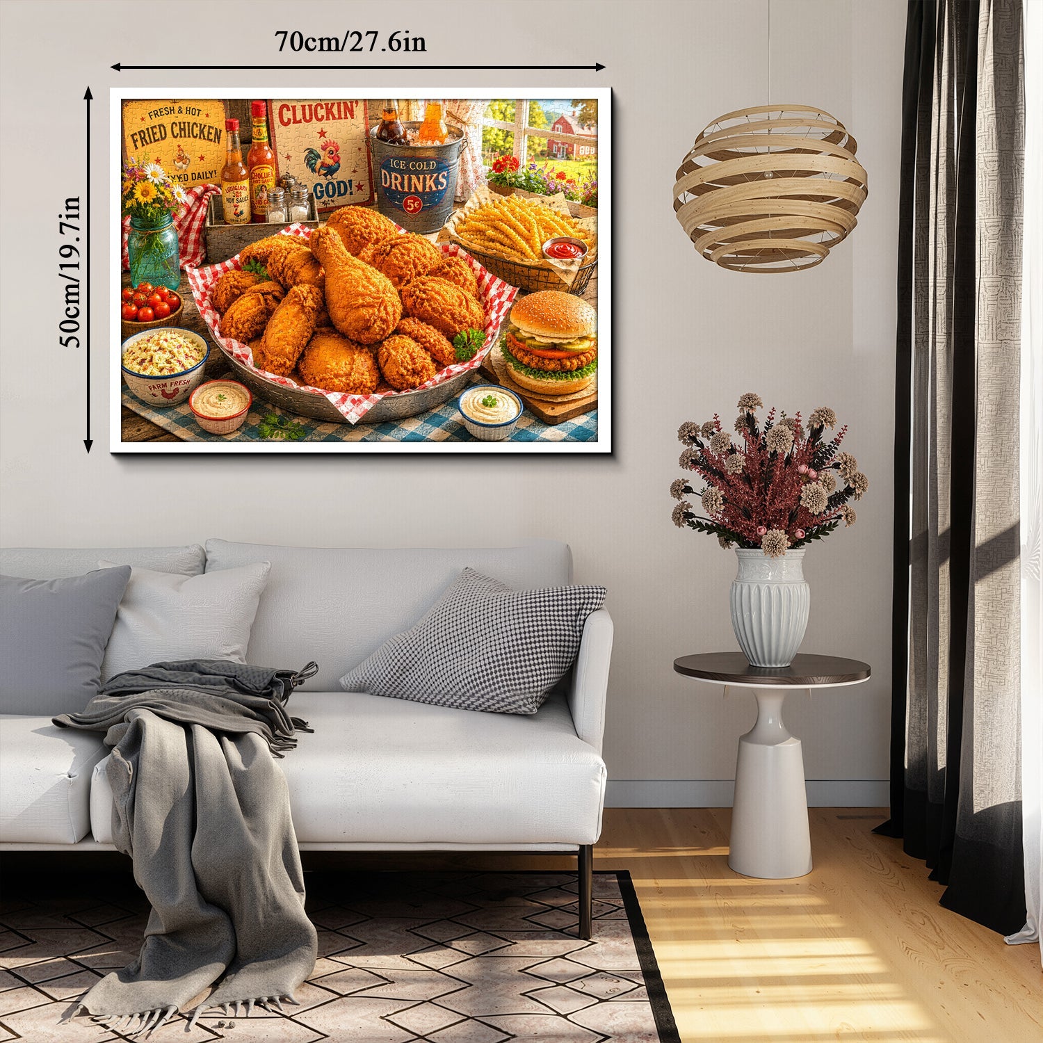 Delicious Fried Feast Jigsaw Puzzle 1000 Pieces