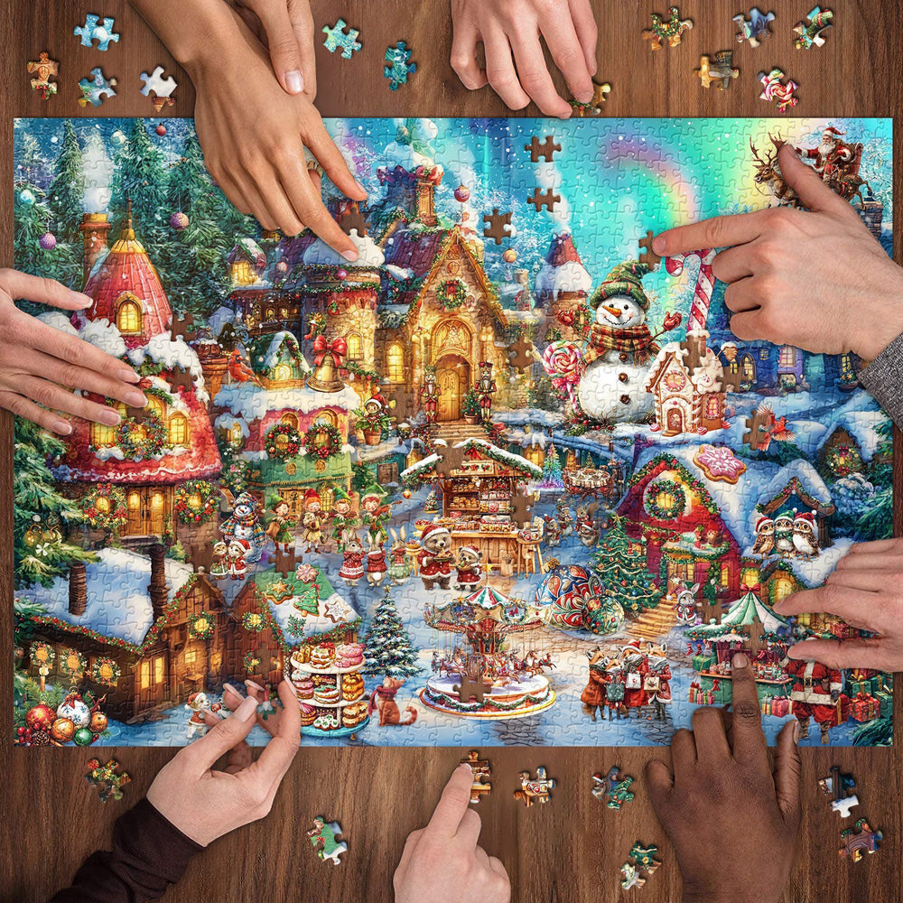 Christmas Kingdom Jigsaw Puzzles 1000 Pieces