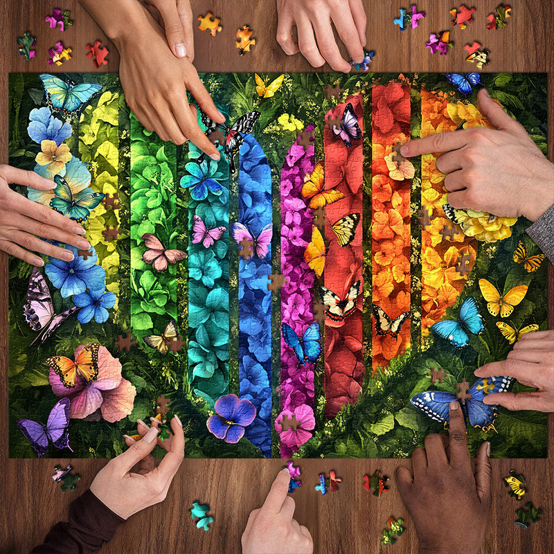 Multicolored Flower Jigsaw Puzzle 1000 Pieces