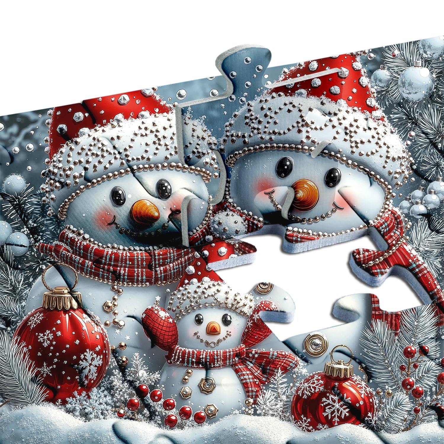 Wintertime Bead Sparkle Jigsaw Puzzle 1000 Pieces