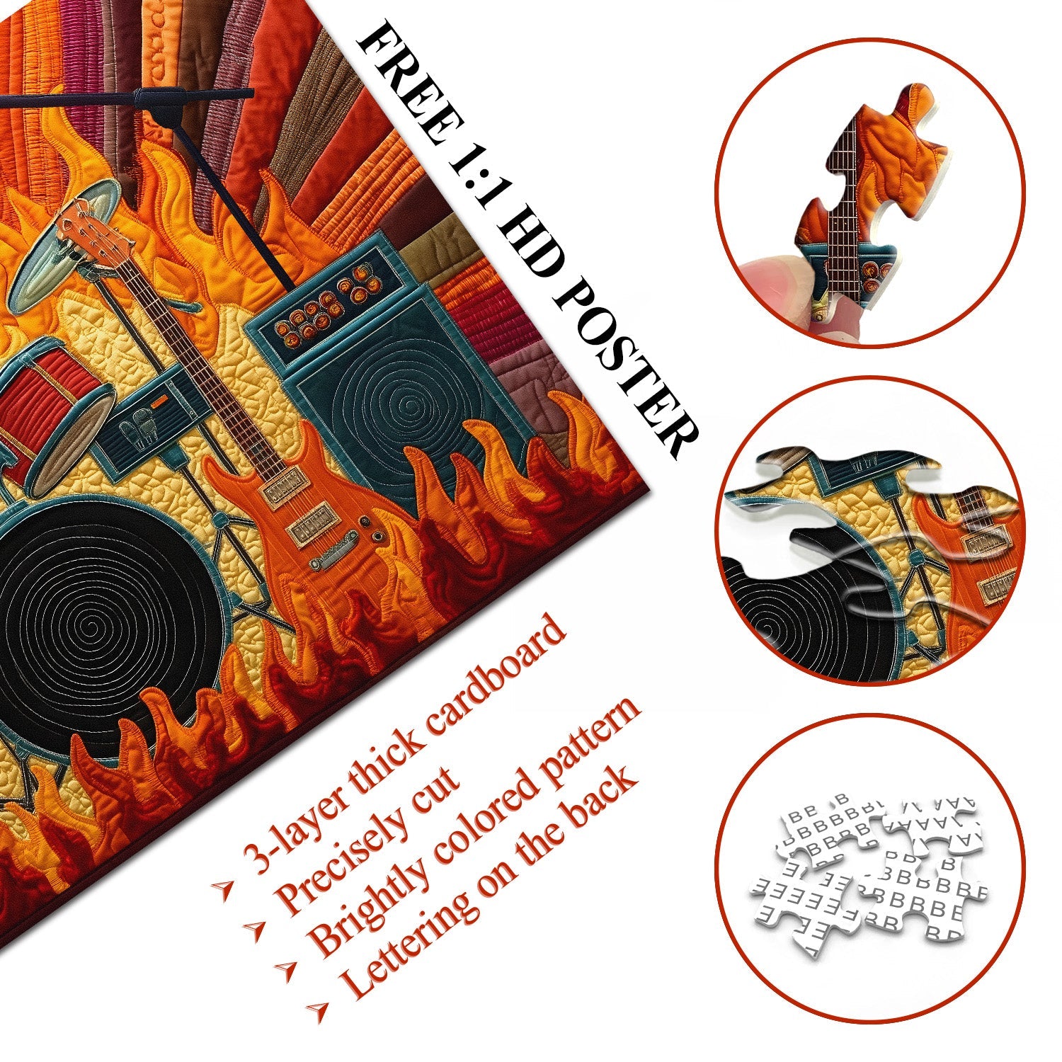 Fiery Stage Jigsaw Puzzle 1000 Pieces