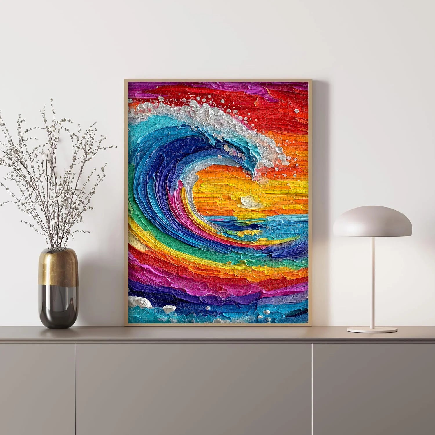 Vagues colorées puzzle de puzzle 1000 pièces