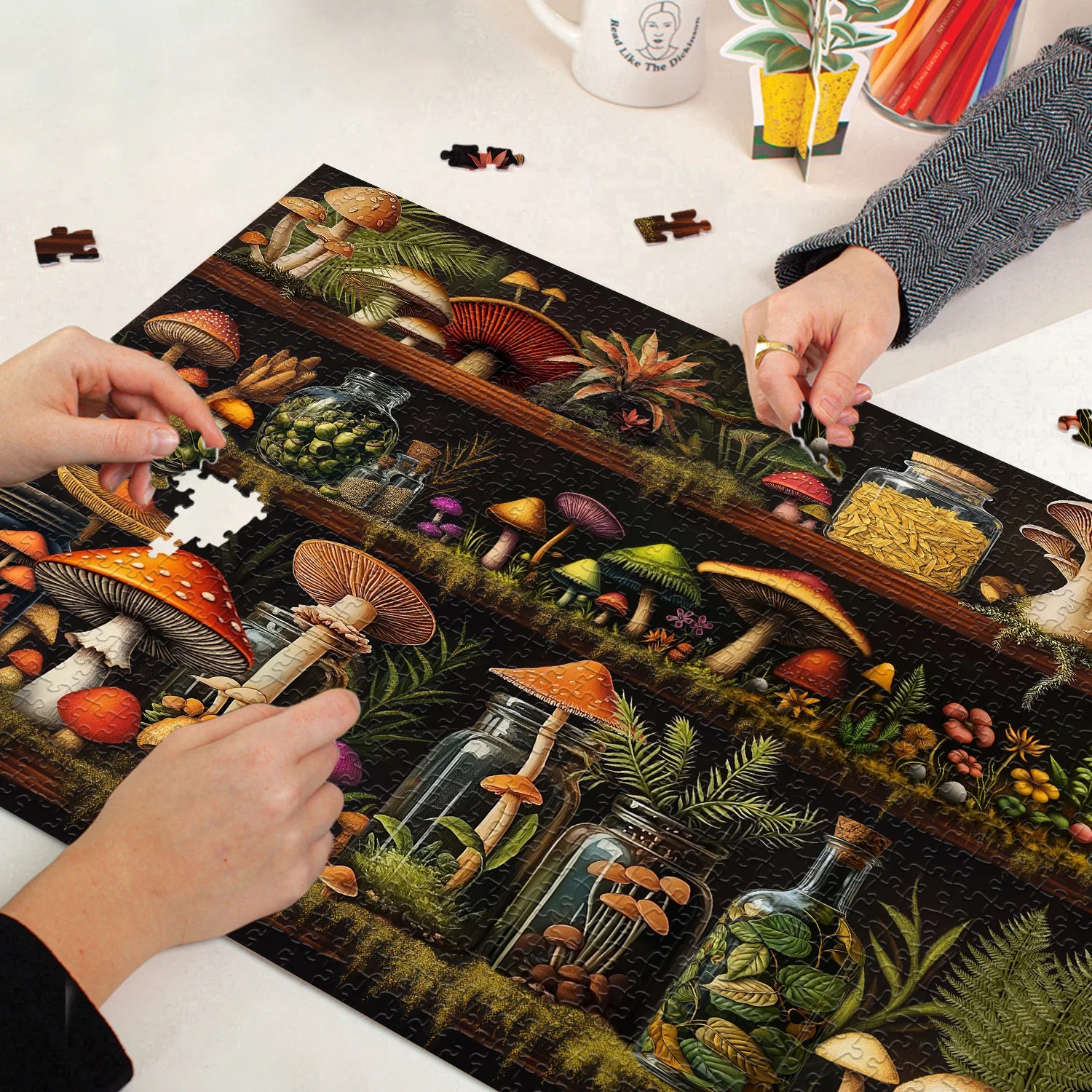 Puzzle de puzzle des champignons 1000 pièces