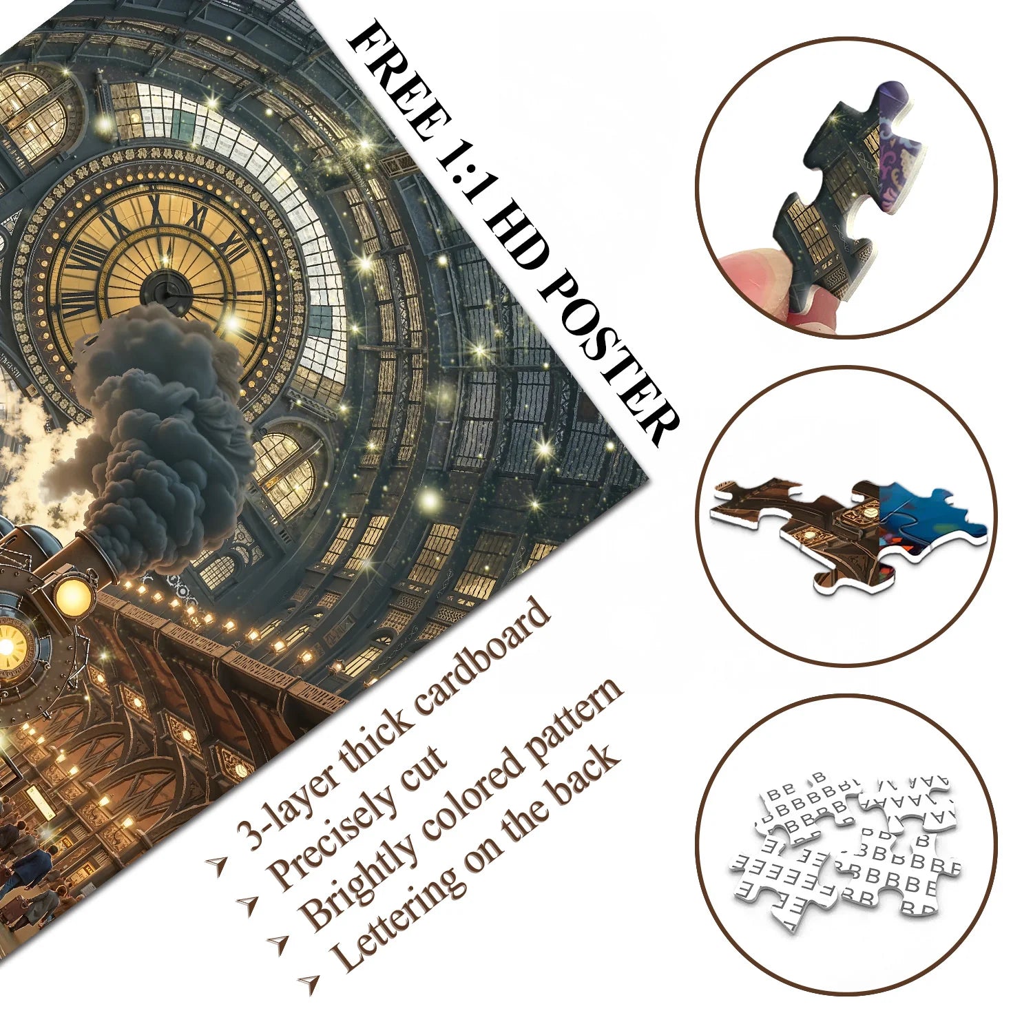 Puzzle Train temporel 1000 pièces