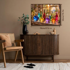 Sunlit Spell Bottles Jigsaw Puzzle 1000 Pieces