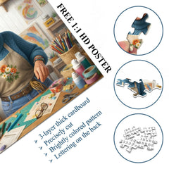 Puzzle créatif grand-mère 1000 pièces