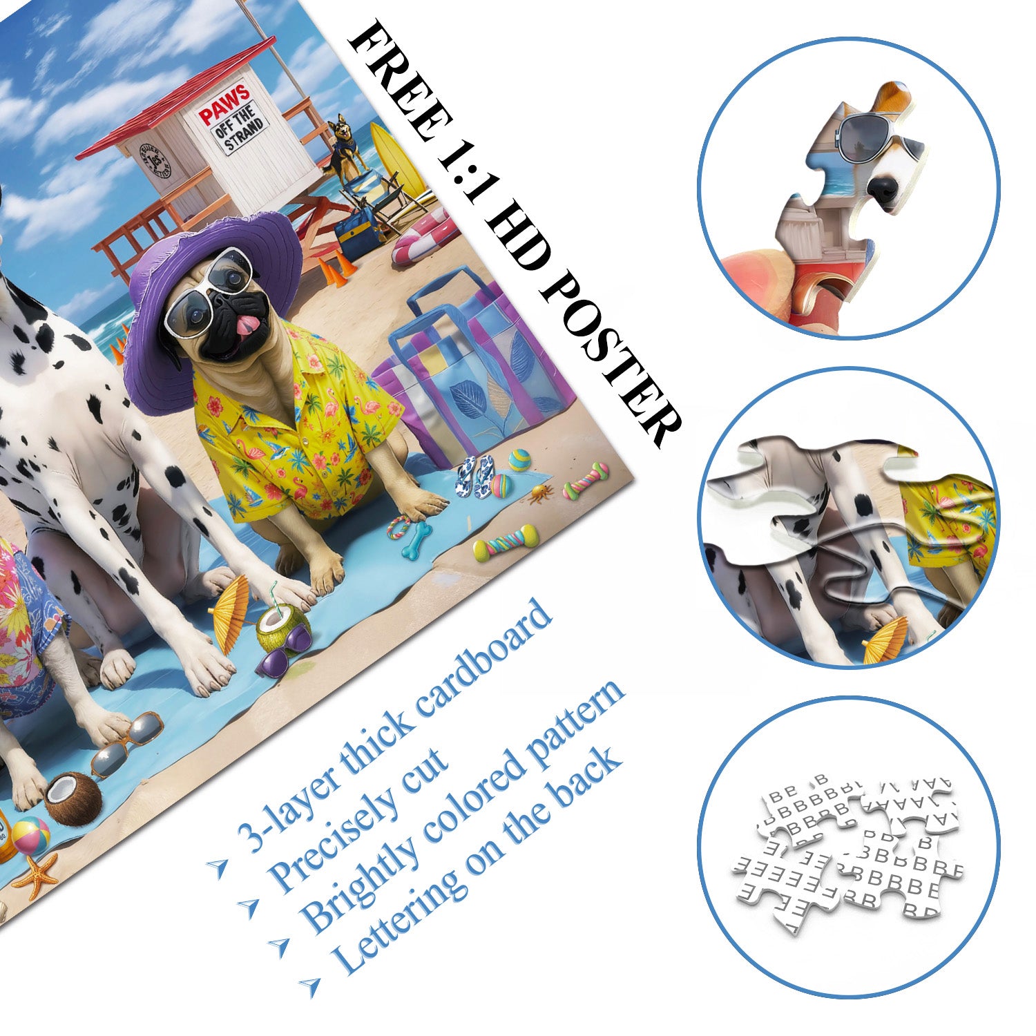 Beach Buddies Jigsaw Puzzle 1000 Pieces