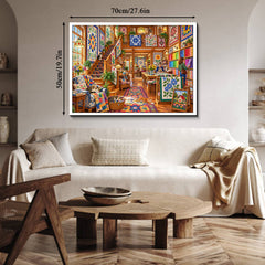 Cozy Quilt Haven Jigsaw Puzzle 1000 Pieces