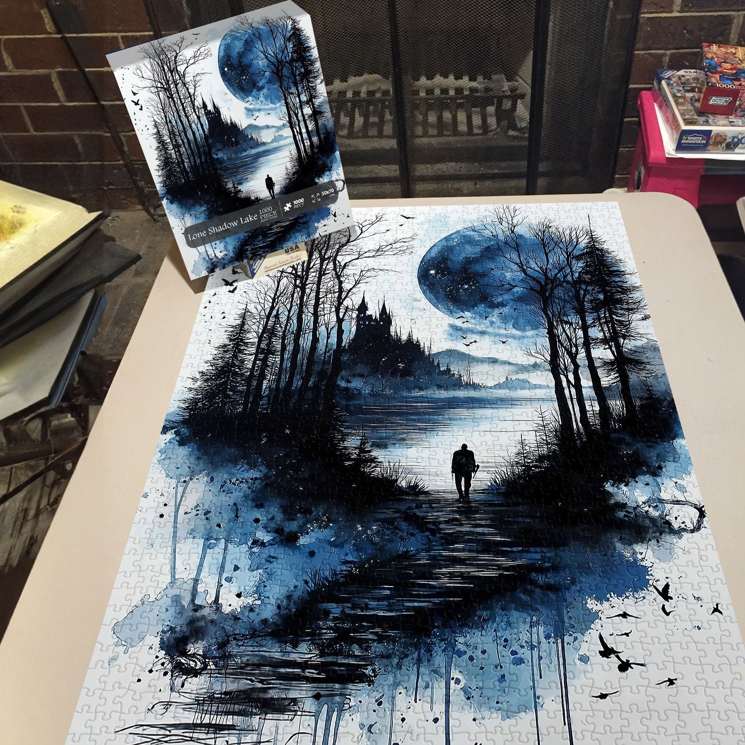 Puzzle Lone Shadow Lake 1000 pièces