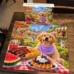 Carnival Pup Picnic Jigsaw Puzzle 1000 Pieces