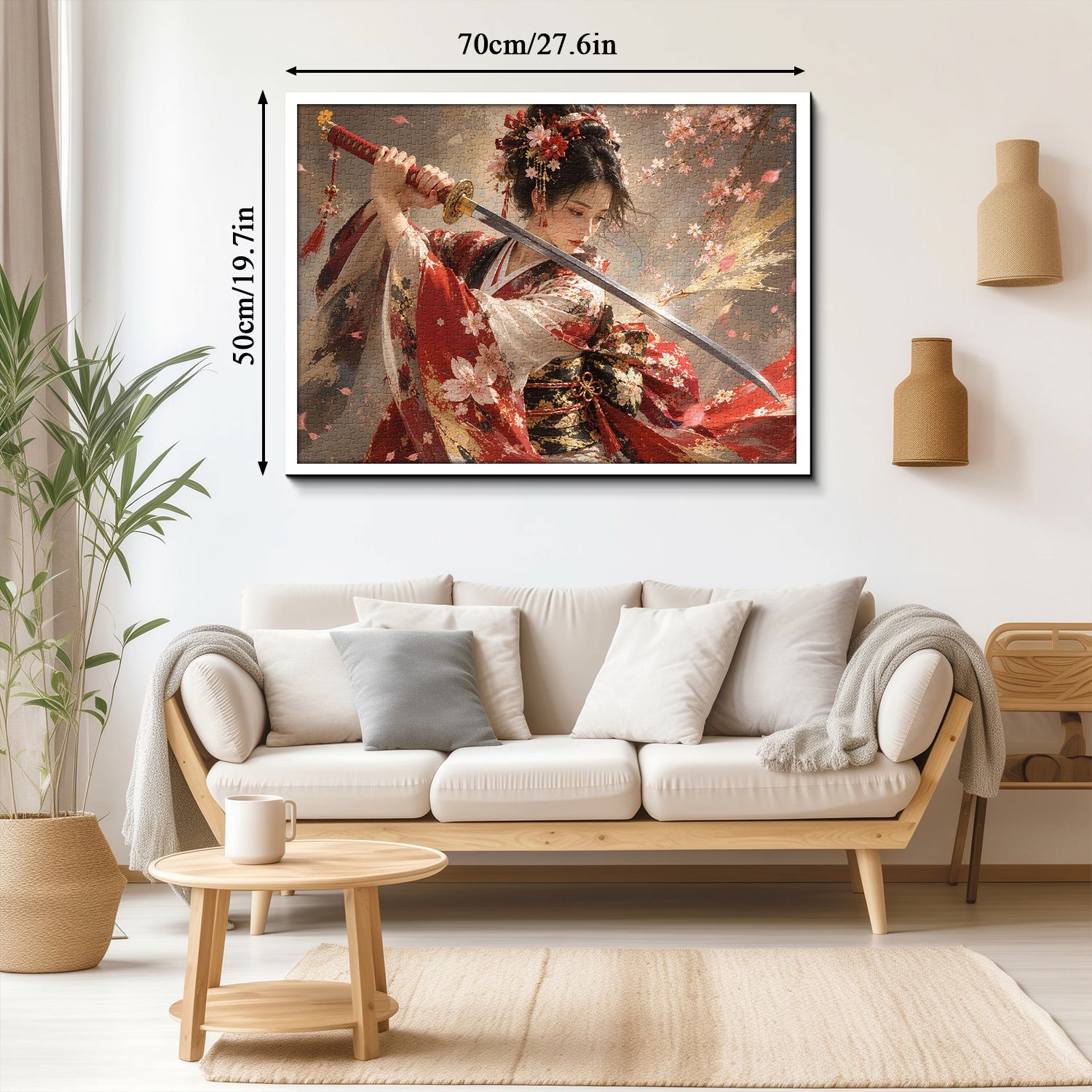 Sakura Katana Lady Jigsaw Puzzle 1000 Pieces