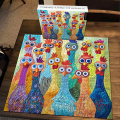 Happy Little Chickens Puzzle 1000 pièces