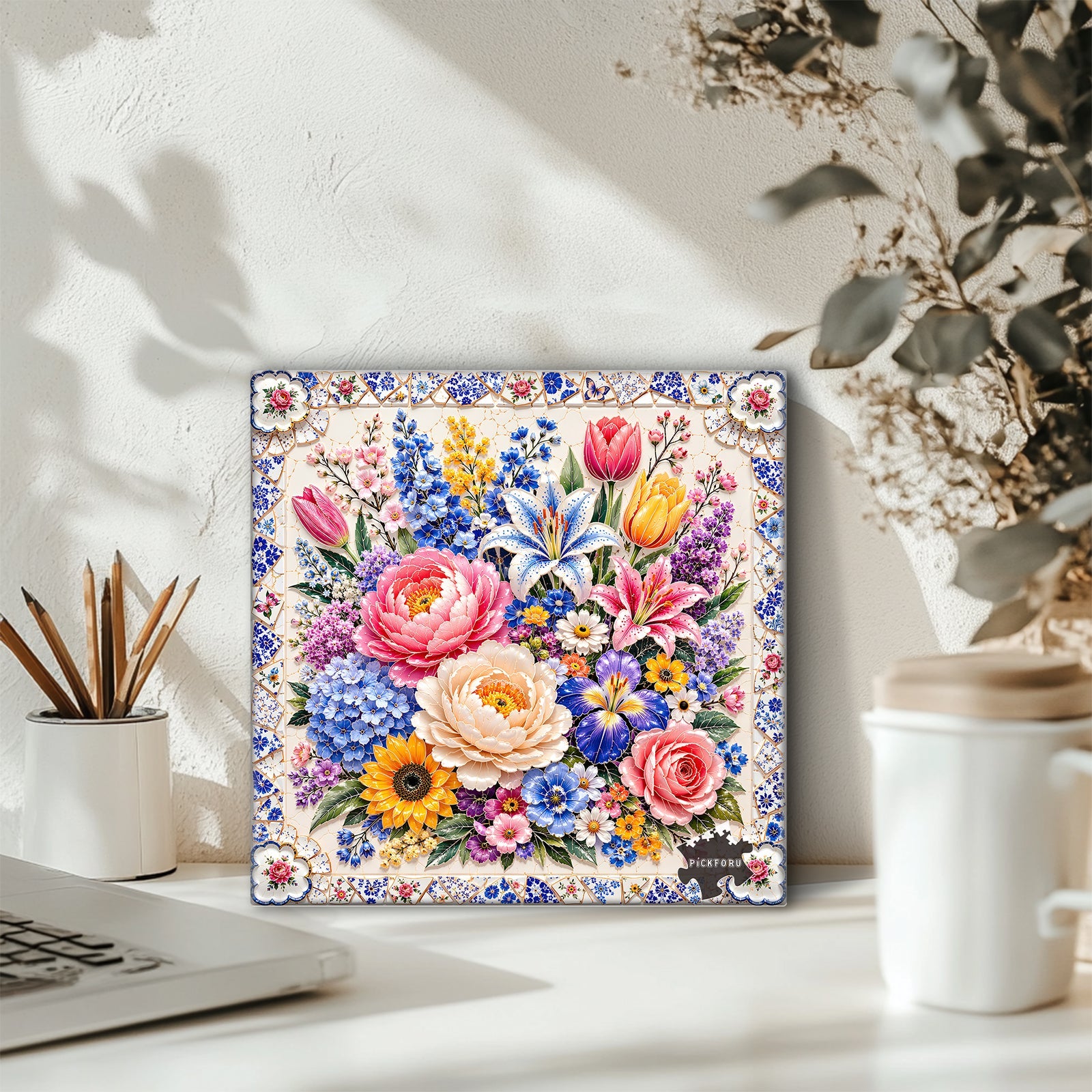 Ceramic Garden Jigsaw Puzzle 1000 Piece