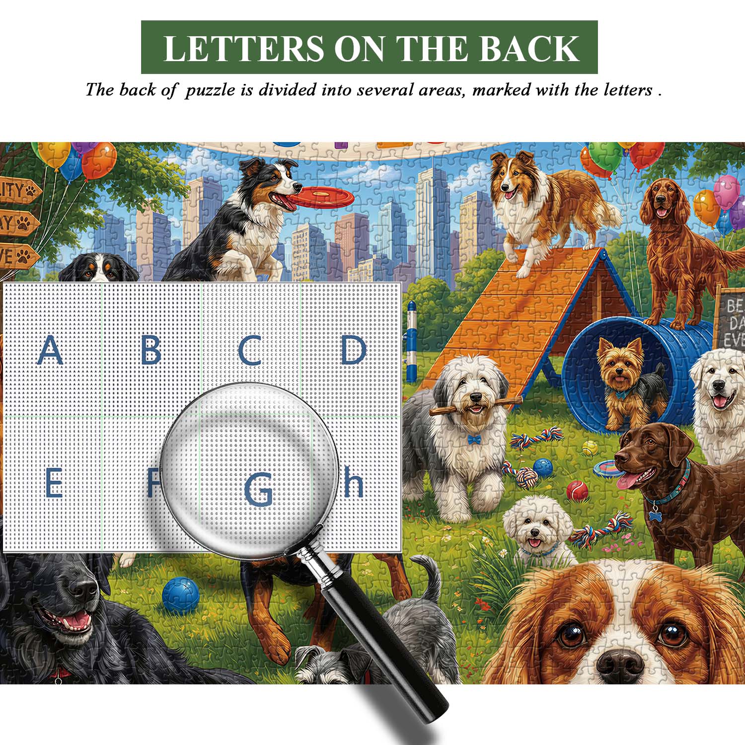 Playful Dogs Jigsaw Puzzle 1000 Pieces