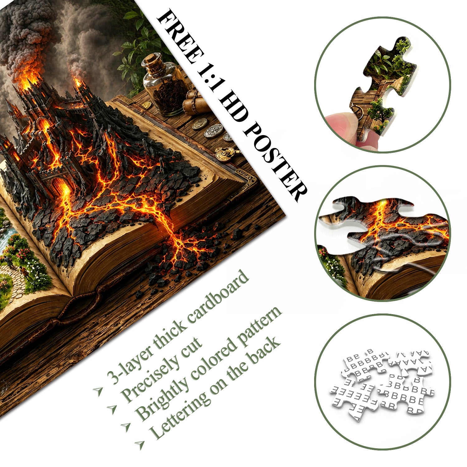 Tale Book of Two Worlds Jigsaw Puzzle 1000 Pieces