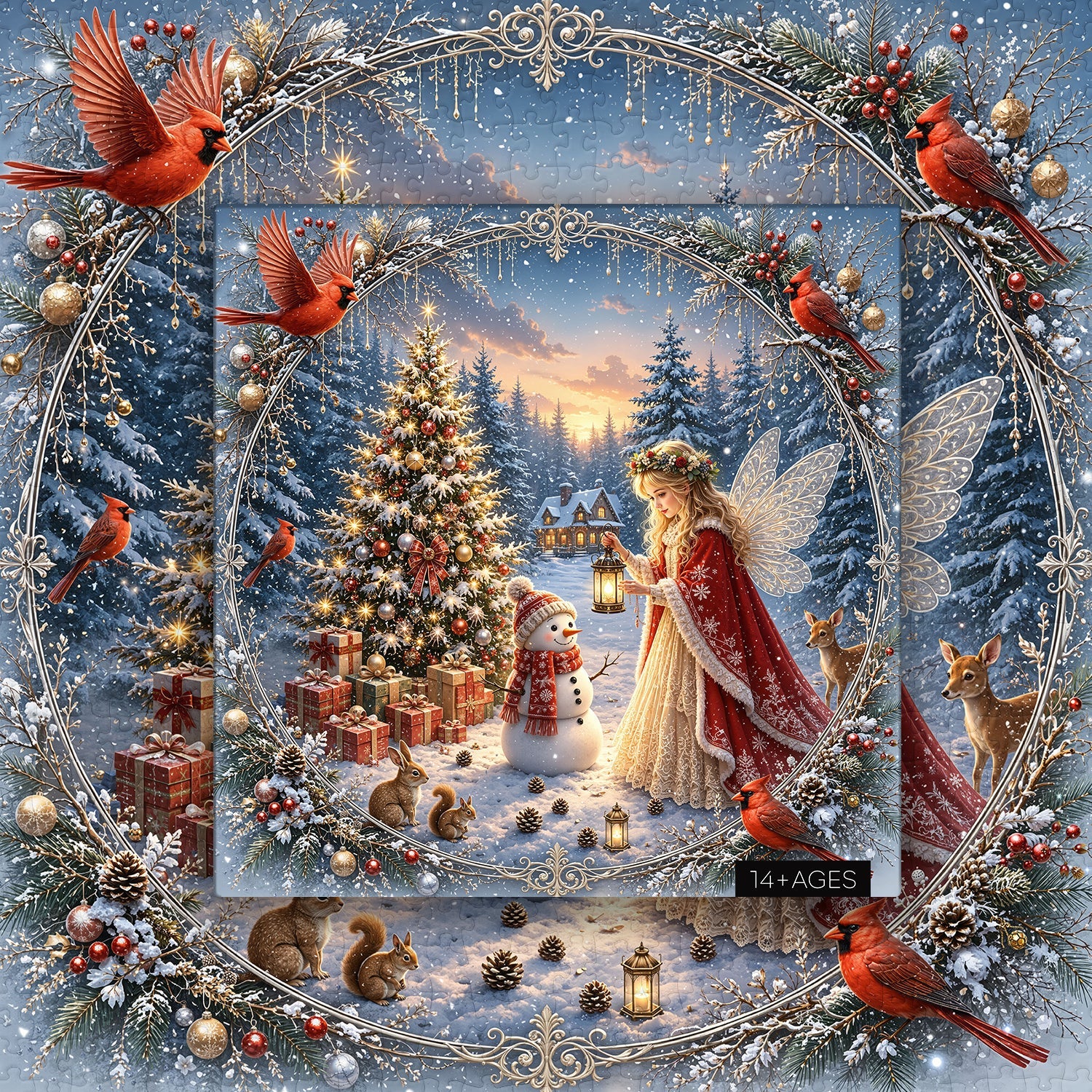 Winter Fairy Glow Jigsaw Puzzle 1000 Pieces