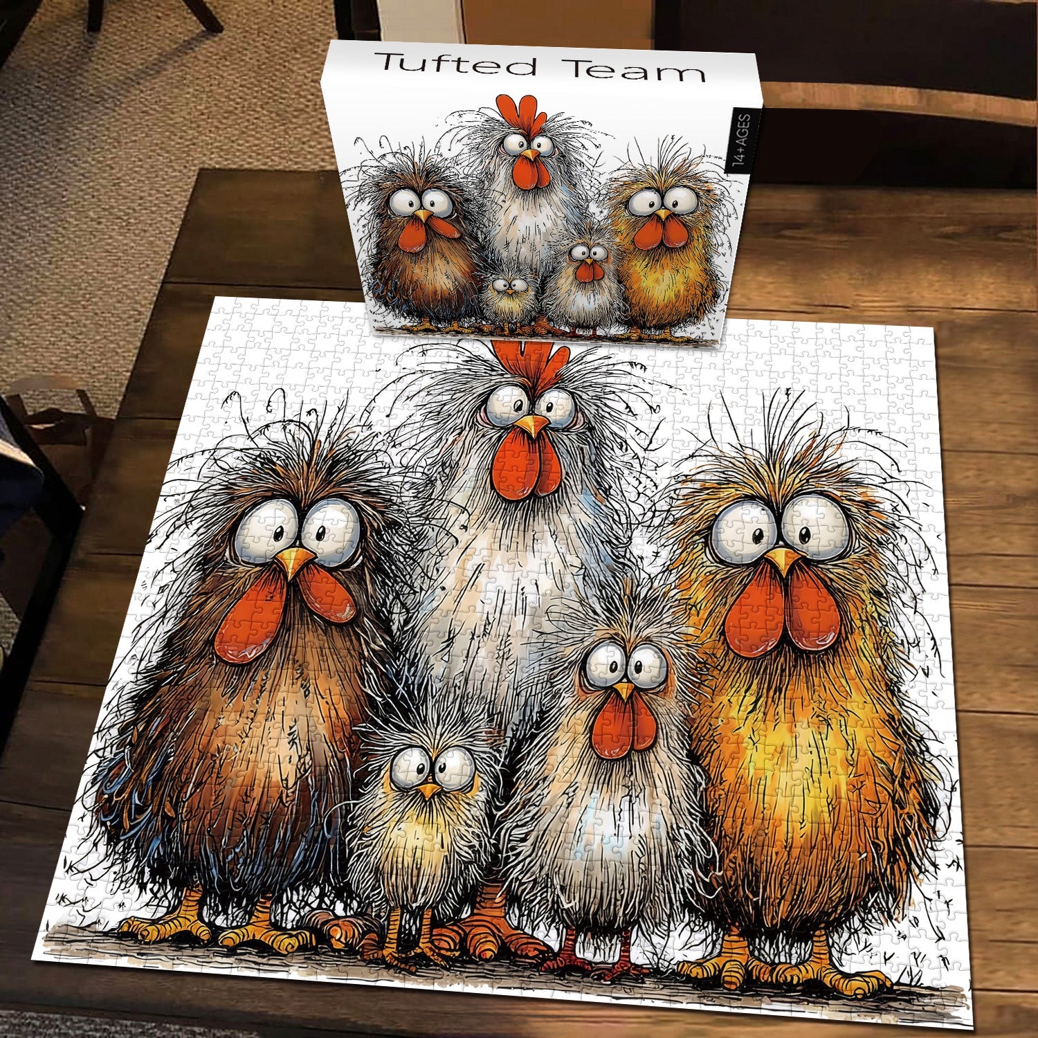 Puzzle Tufted Team da 1000 pezzi