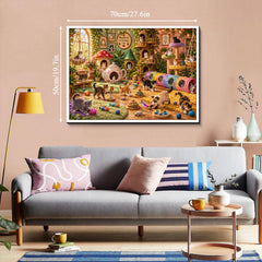 Kitten Playroom Jigsaw Puzzle 1000 Pieces
