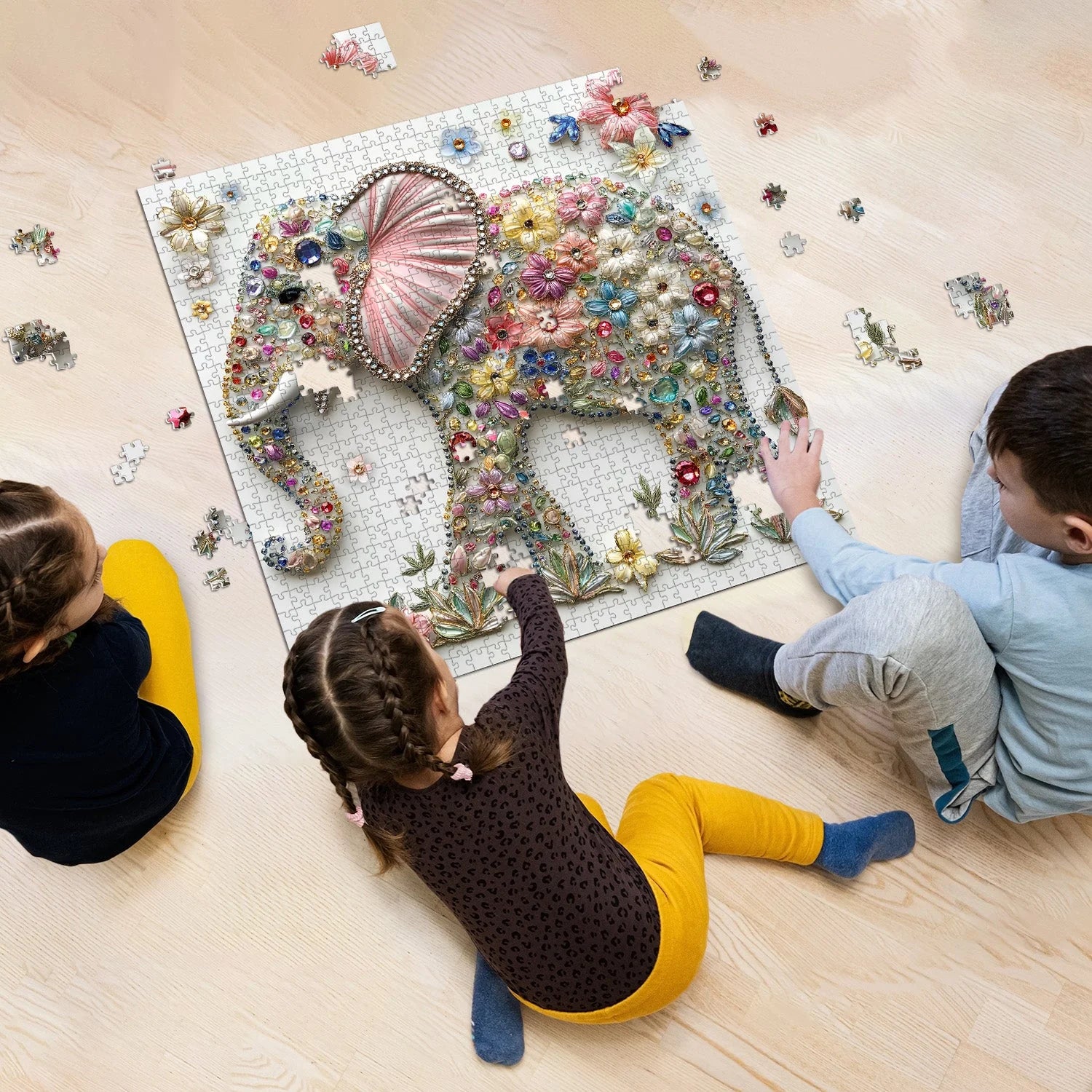 Elegante puzzle elefante puzzle 1000 pezzi
