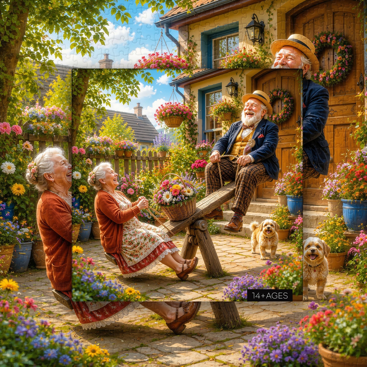 Happy Seesaw Years Jigsaw Puzzle 1000 Pieces
