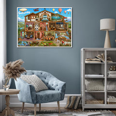 House of Saturday Jigsaw Puzzle 1000 Pieces